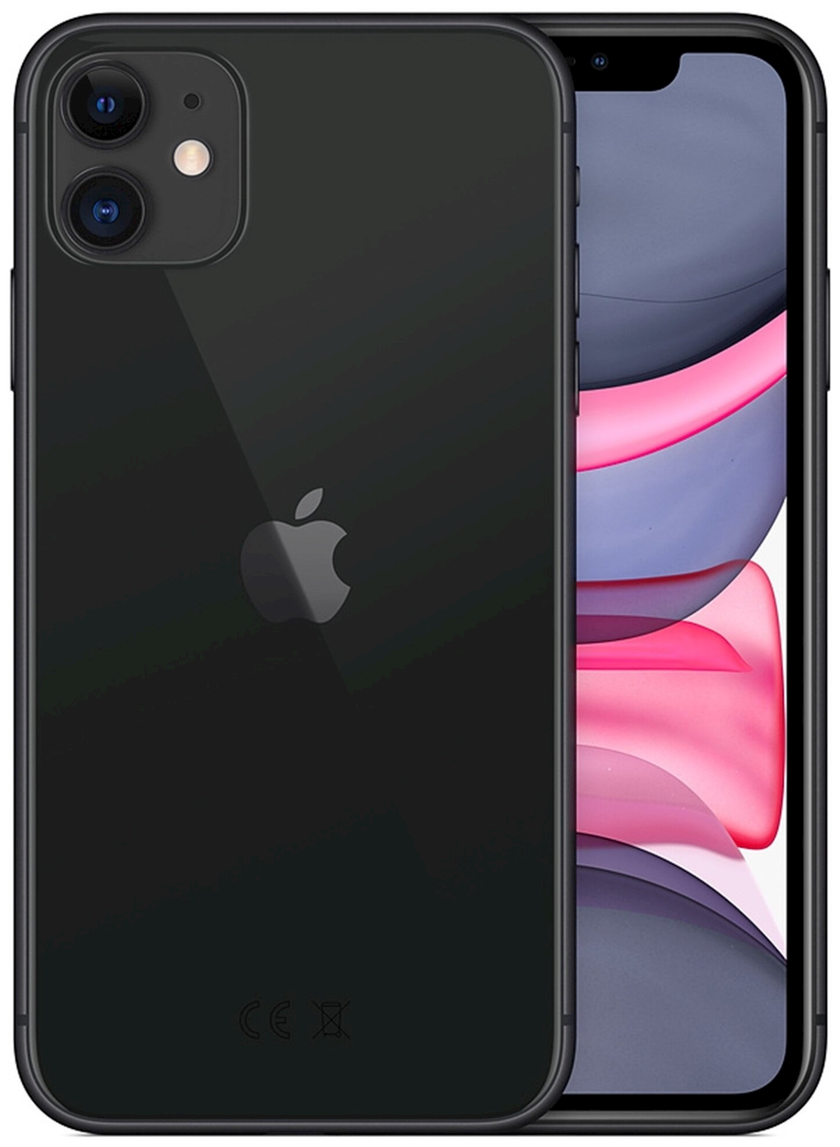 Smartfon Apple iPhone 11 4GB/128GB Black (4549995193923)