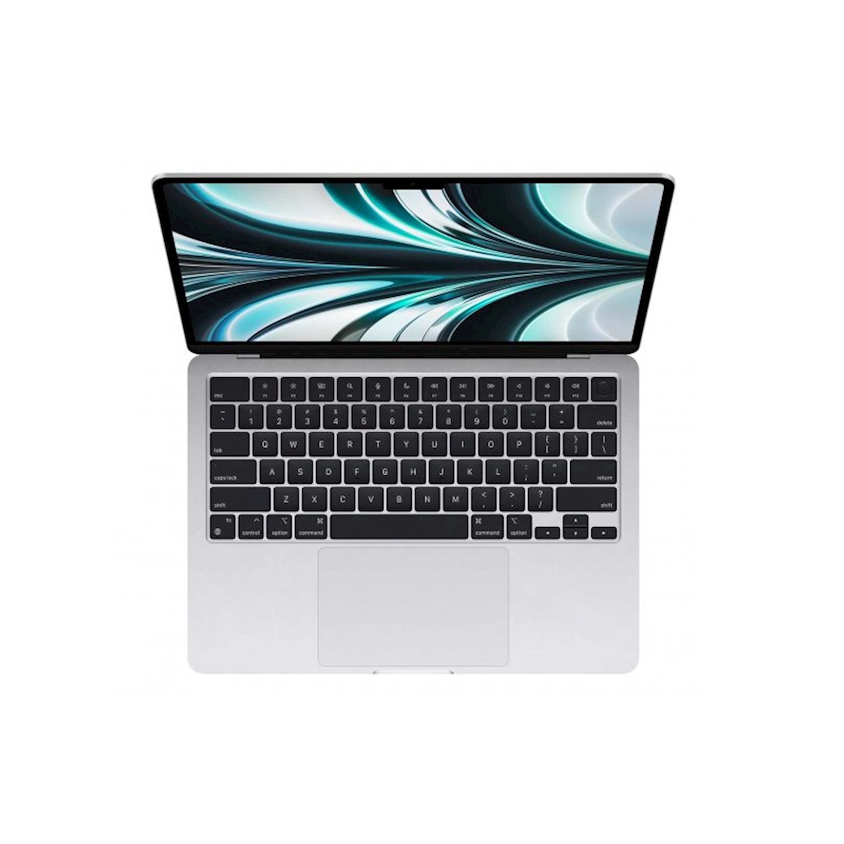 Notbuk Apple MacBook Air 13.6" M2 2022 8GB/256GB Silver (Rəsmi Zəmanət)