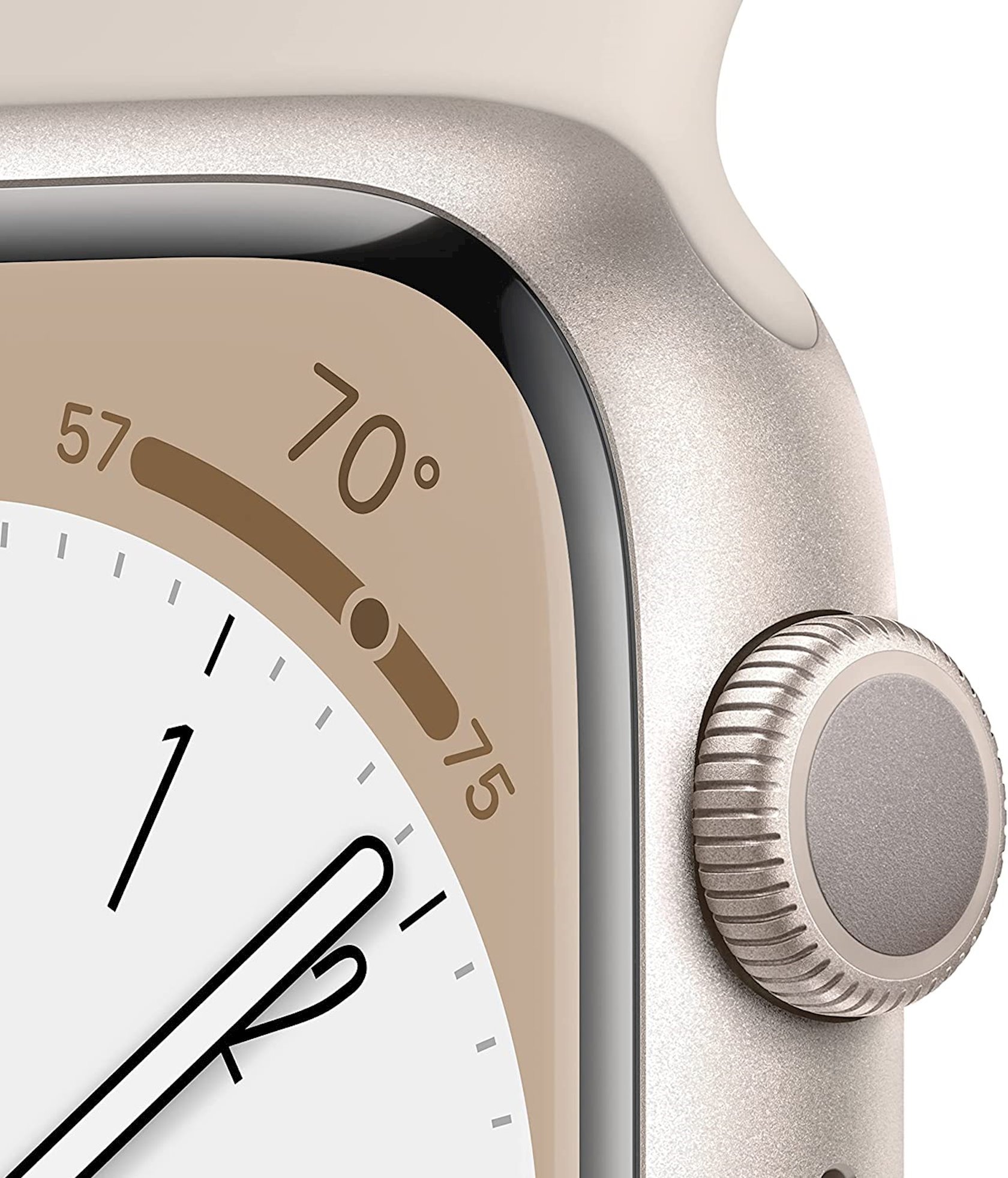 Smart saat Apple Watch Series 8 GPS 41mm Starlight Aluminium (MNU93LL/A)