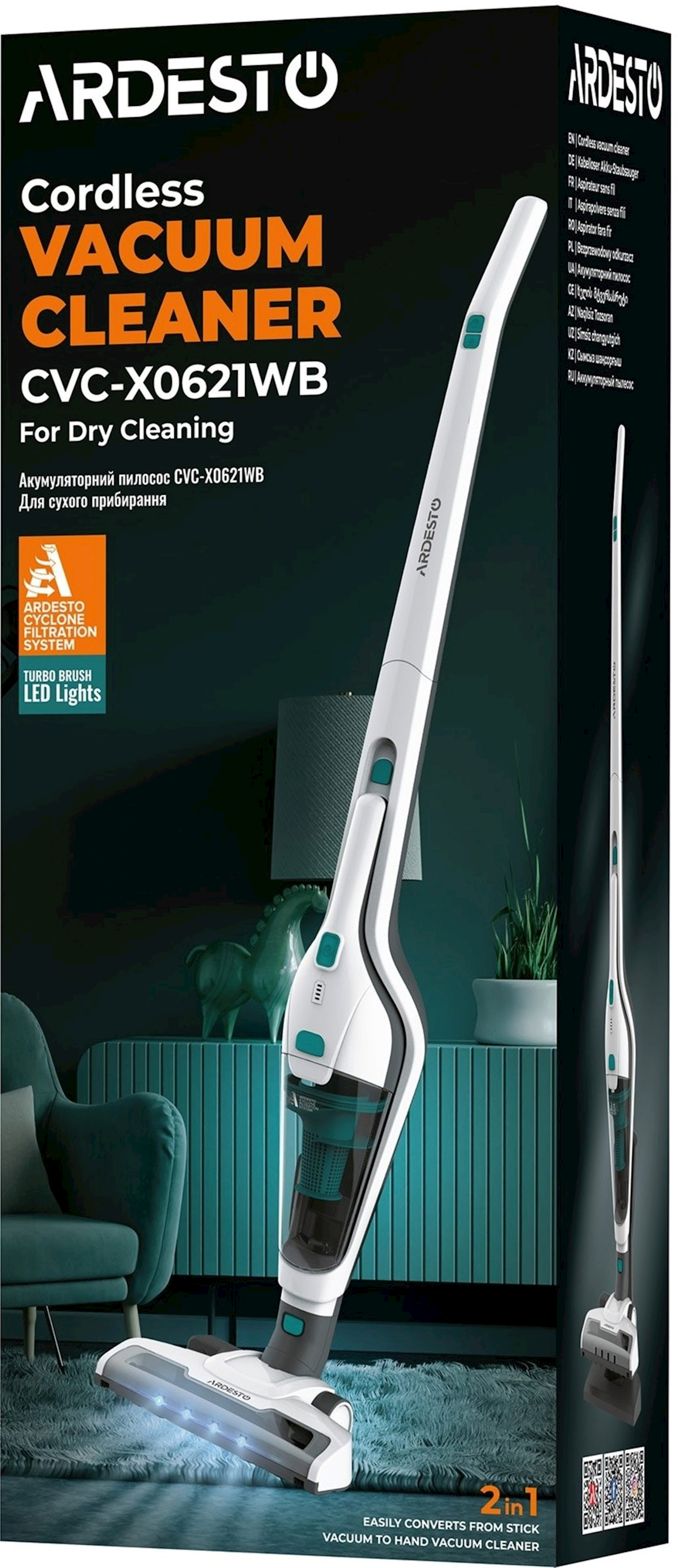 Vertikal tozsoran Ardesto CVC-X0621WB