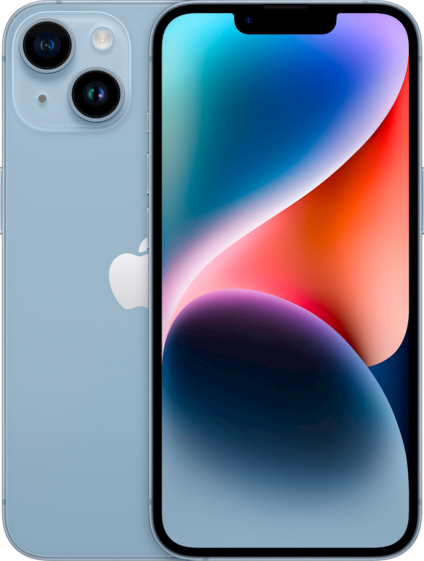 Smartfon Apple iPhone 14 6GB/128GB Blue (Rəsmi zəmanət)