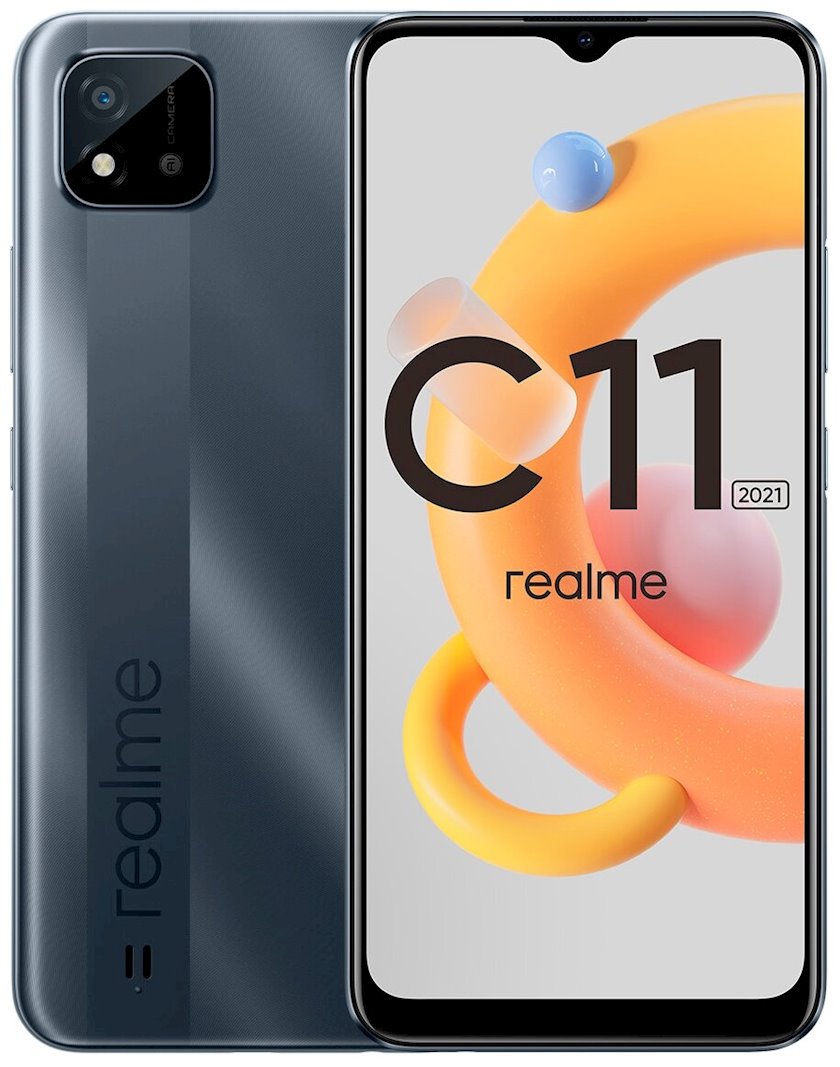 Smartfon Realme C11 (2021) 2GB/32GB Iron Grey (6941399046030)