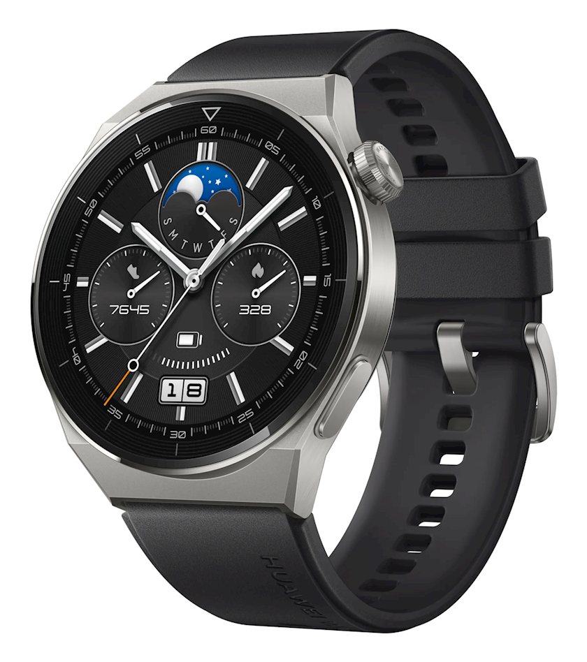 Ağıllı saat Huawei GT 3 Pro Titanium 46mm Black