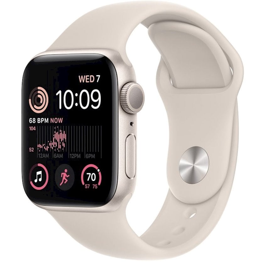 Ağıllı saat Apple Watch SE 2 2022 GPS 40mm Starlight Aluminium Case with Starlight Sport Band Regula