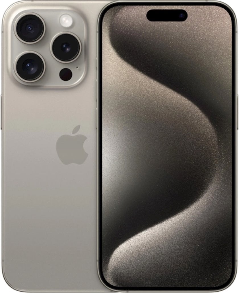 Smartfon Apple iPhone 15 Pro 8GB/256GB Natural Titanium (Rəsmi zəmanət)