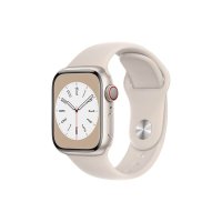 Smart saat Apple Watch Series 8 GPS 45mm Starlight Aluminium Case with Starlight Sport Band Regular 
