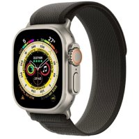 Ağıllı saat Apple Watch Ultra GPS + Cellular 49mm Titanium Case with Black/Gray Trail Loop M/L