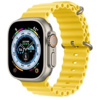 Ağıllı saat Apple Watch Ultra GPS + Cellular 49mm Titanium Case with Yellow Ocean Band