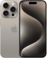 Smartfon Apple iPhone 15 Pro 8GB/256GB Natural Titanium (Rəsmi zəmanət)