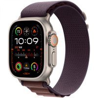 Ağıllı saat Apple Watch Ultra 2 GPS + Cellular 49mm Titanium Case with Indigo Alpine Loop - Medium
